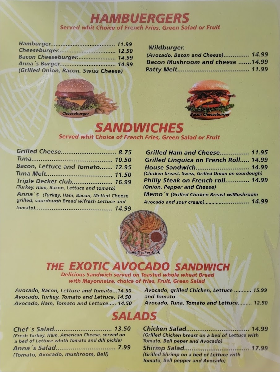 Menu Anna's Coffee Shop-8